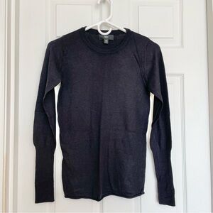 Mossimo Black Long Sleeve Crewneck Knit Top – Size XS